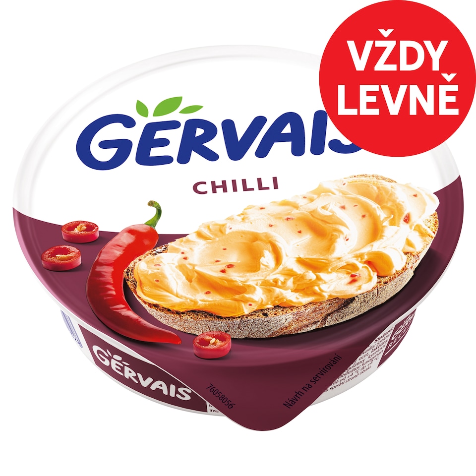 Gervais Čerstvý tvarohový sýr s chilli 80g