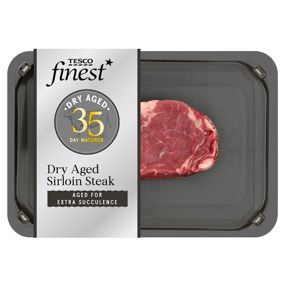 Tesco Finest 35 Day Salt Dry Aberdeen Angus Sirloin Steak