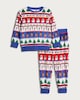 image 4 of F&F Boys Minky Fleece Festive Print Pyjamas in Multi
