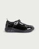 image 1 of F&F School Girls Patent Unicorn Embossed Shoes in Black