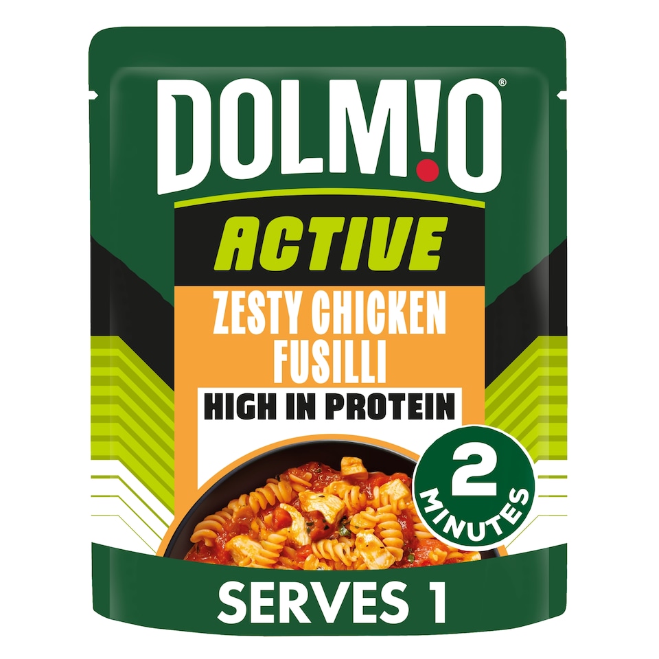 image 1 of Dolmio Active Zesty Chicken Fusilli Pasta Ready Meal 250g