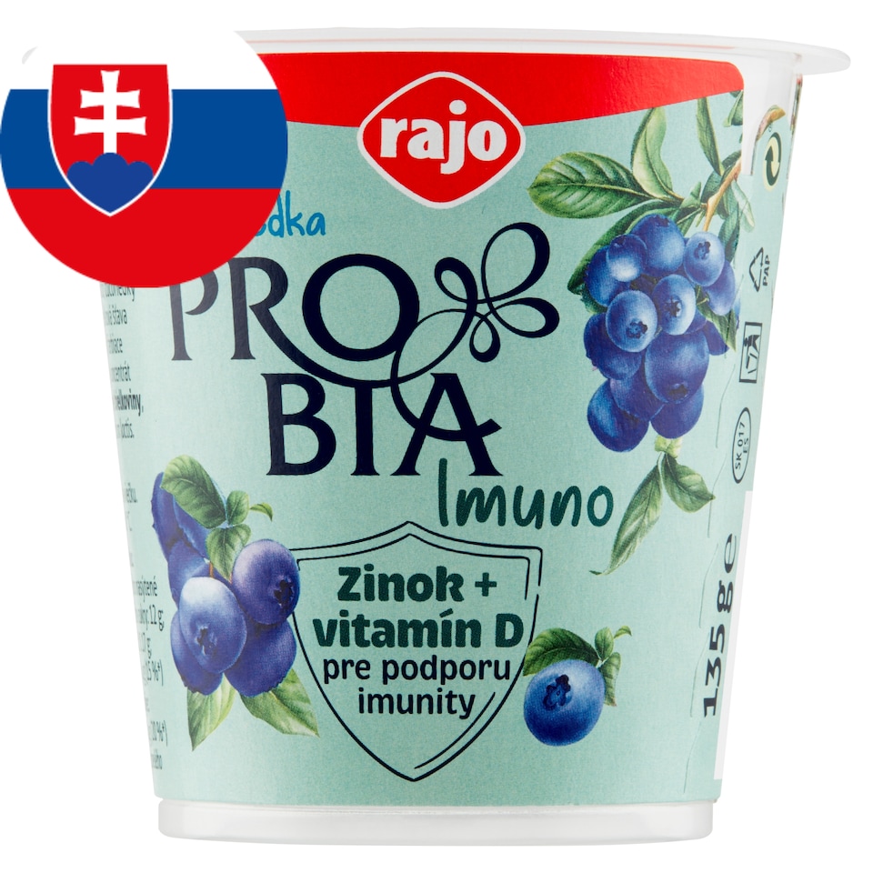obrázok 1 z Rajo Probia Imuno Čučoriedka 135 g