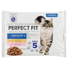 Perfect Fit Indoor 1+ ve šťávě 4 x 85g (340g)