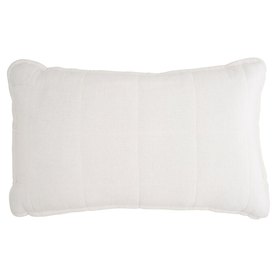 F&F Home Washed Ivory Cushion 30x50cm