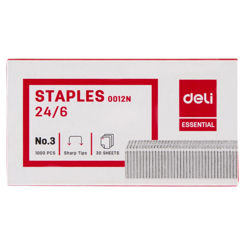 Deli Essential kancelárské spojovače 24/6 1000 ks