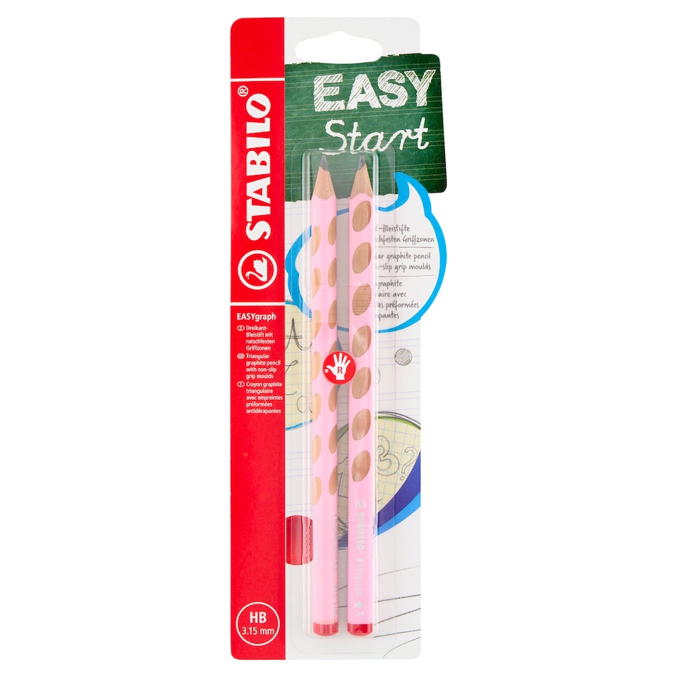 Stabilo Easygraph Pastel Pencil R HB 2 pcs