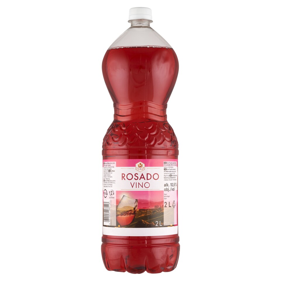 Rosado Vino Duna-Tisza közi Rosé Cuvée félédes rosébor 10,5% 2 l