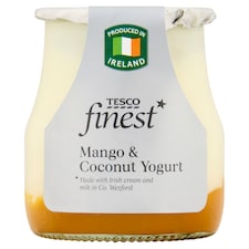 Tesco Finest Mango and Coconut Yogurt 150g