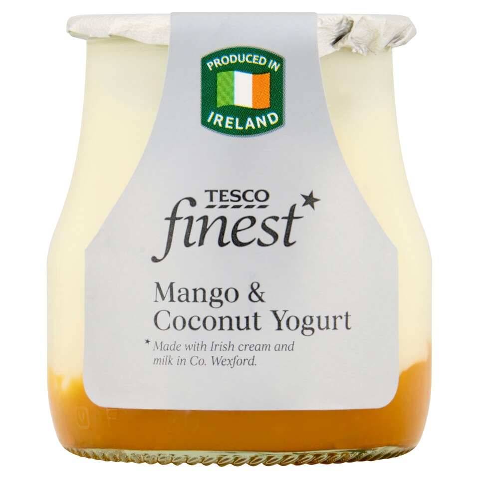 Tesco Finest Mango and Coconut Yogurt 150g