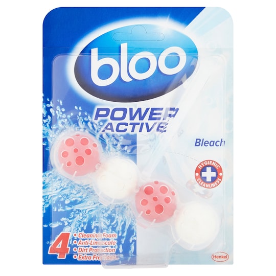 Bloo Poweractive Bleach Toilet Rim Block 50G Tesco Groceries