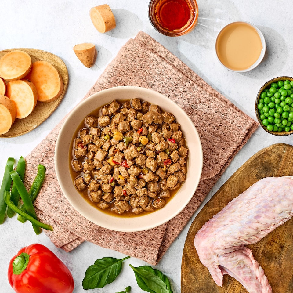 image 1 of Naturo Grain & Gluten Free Dog Food Turkey in Herb Gravy 100g