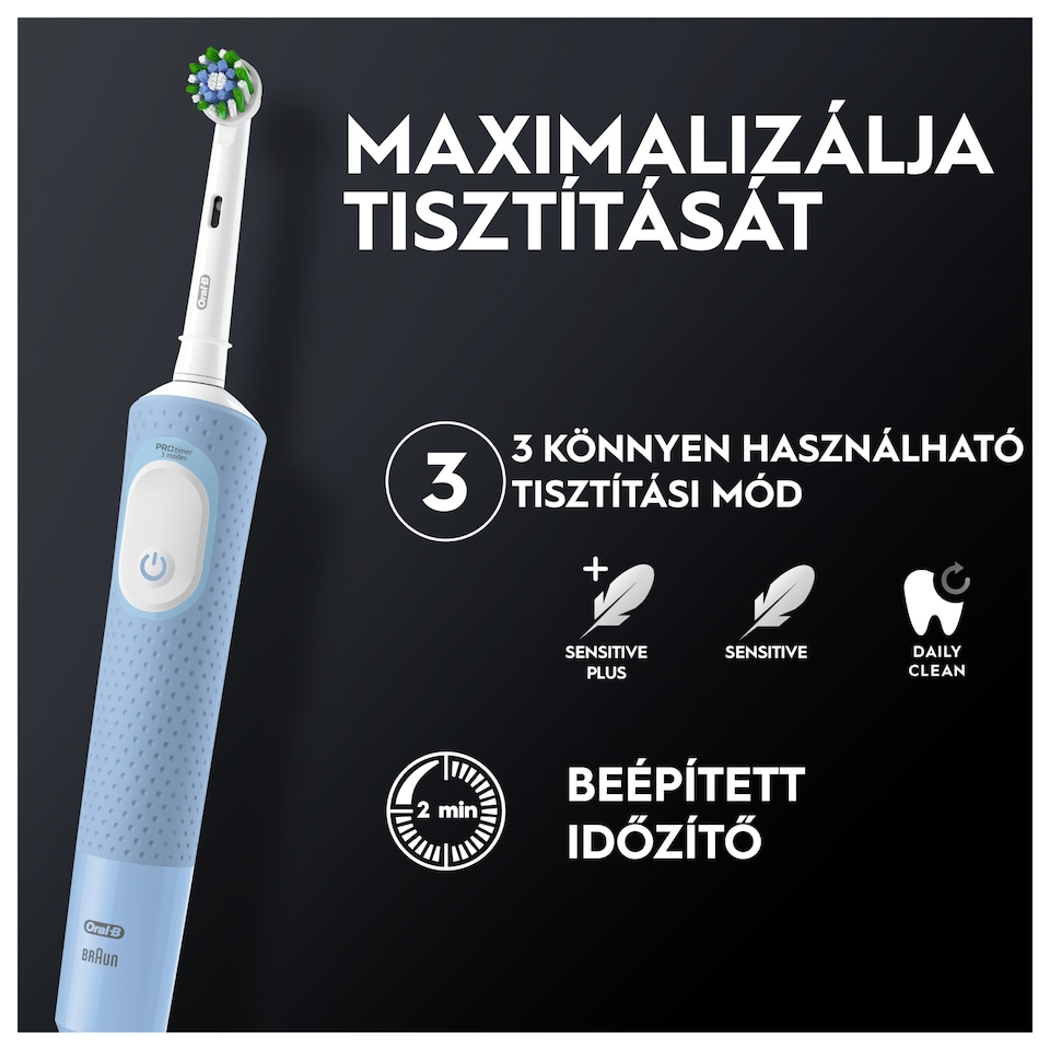 Oral-B Vitality Pro Elektromos Fogkefe, Kék  1. kép