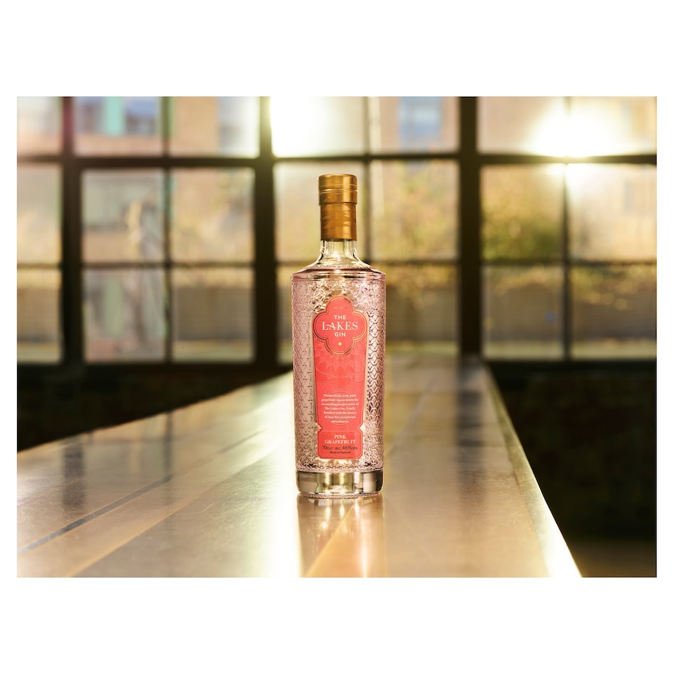image 1 of The Lakes Pink Grapefruit Gin 70cl