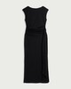 image 4 of F&F Ruched Maxi Dress in Black