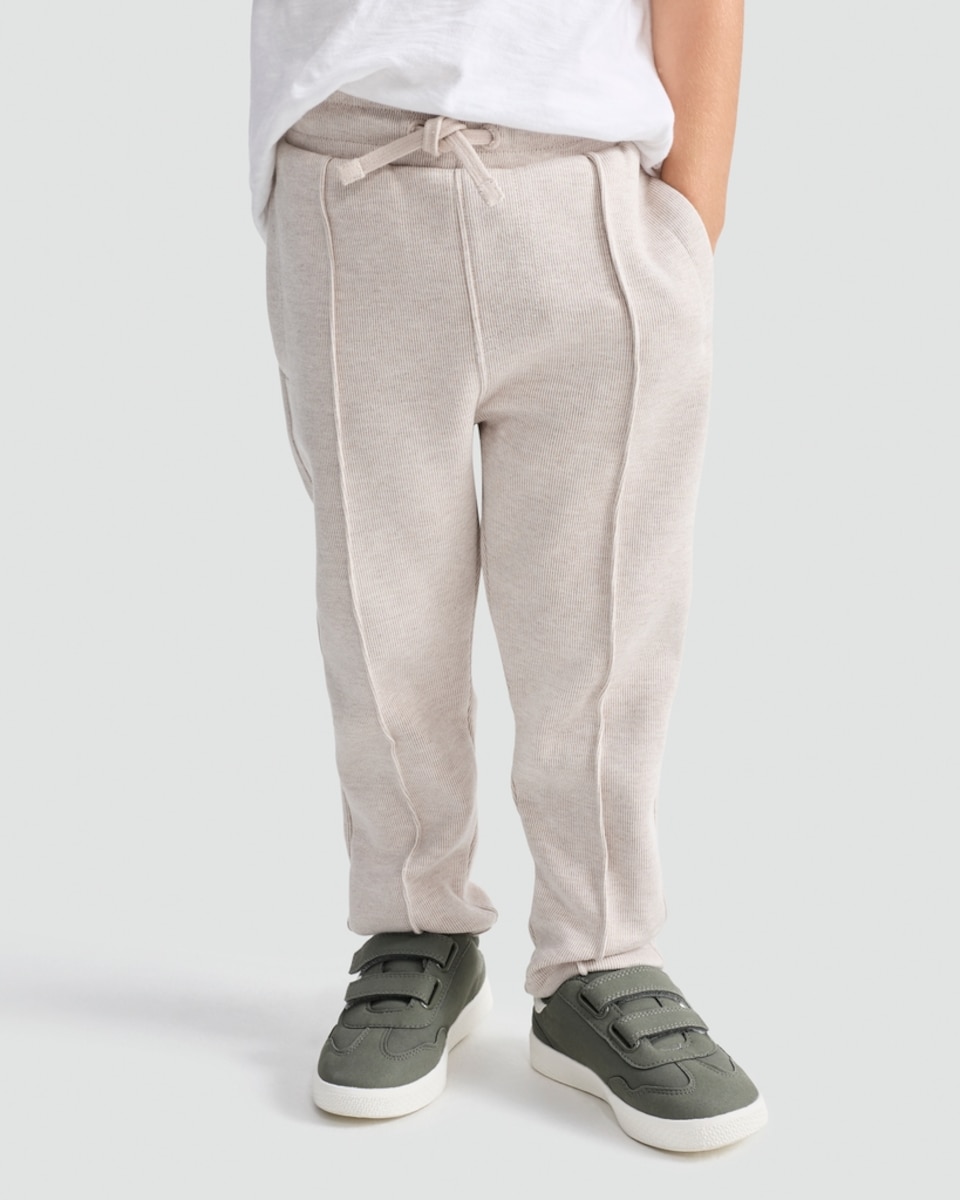 image 1 of F&F x Samantha Faiers Cotton Blend Drawstring Joggers in Cream