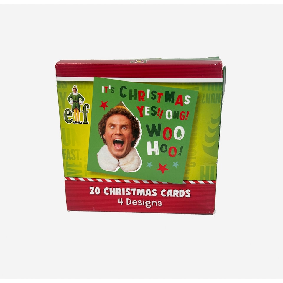 image 1 of Elf Christmas Cards 20 Pack