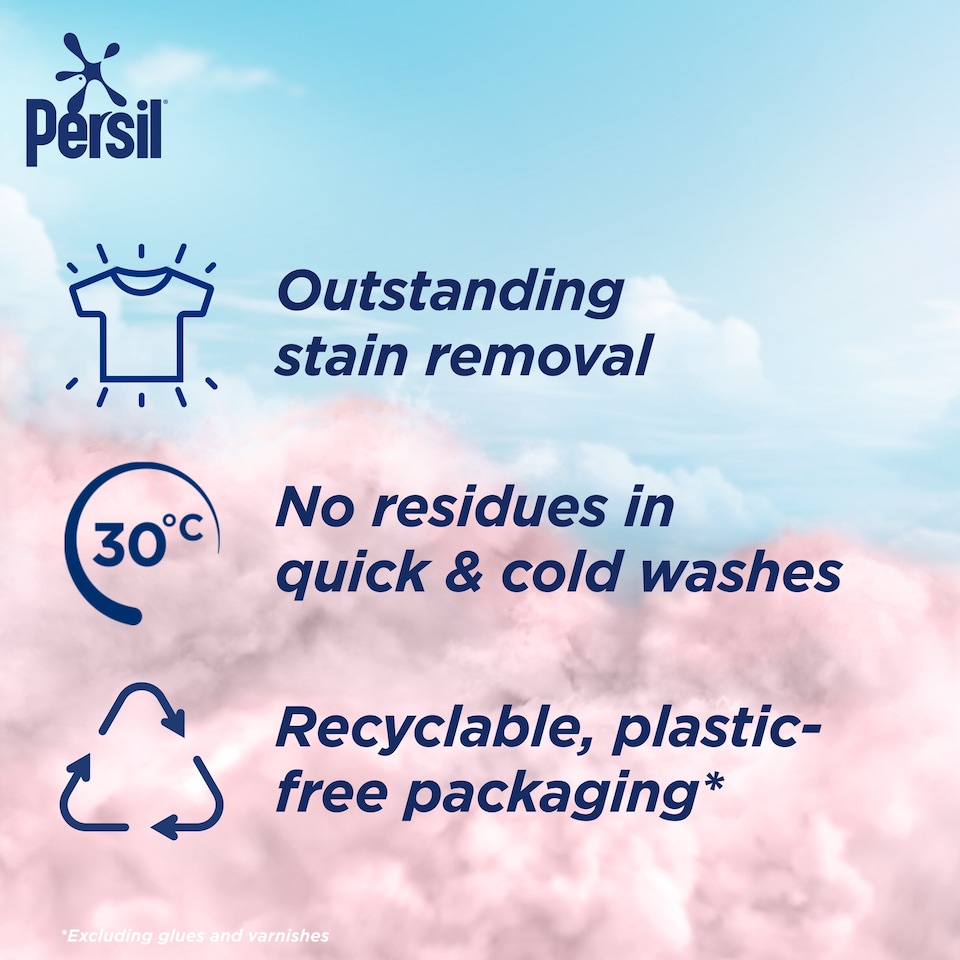 image 1 of Persil Pure Heaven Scent Non Bio Laundry Washing Capsules 33 Washes 696g