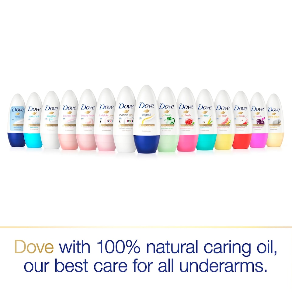 image 1 of Dove Original 48h Roll-On Antiperspirant Deodorant 50ml