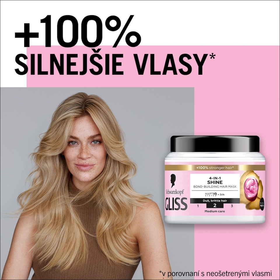 image 1 of Schwarzkopf Gliss 4 in 1 Shine-Bond Building Hair Mask 400 ml
