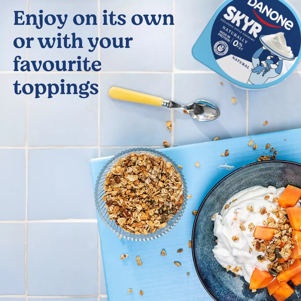 image 1 of Danone Skyr High Protein 0% Fat Natural Yoghurt 480g