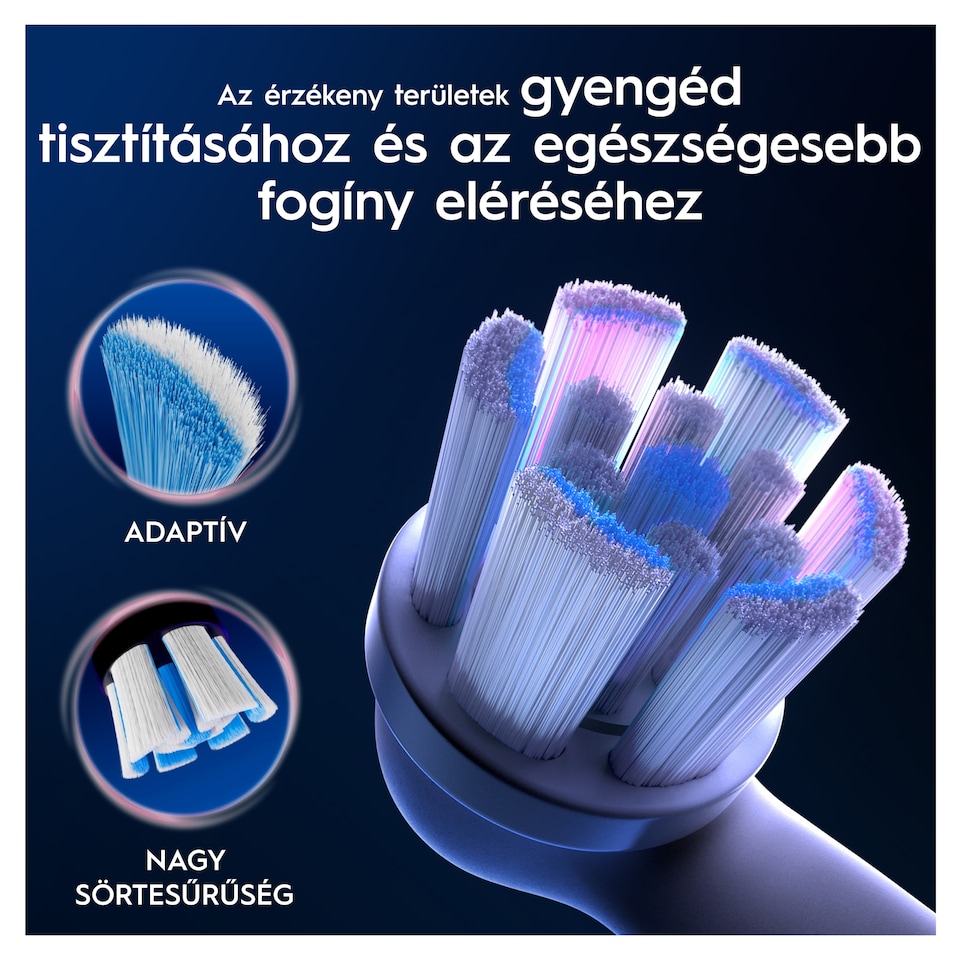 Oral-B iO Series Gentle Care, Eredeti Fogkefefej, Érzékeny Fogínyhez, 4 1. kép