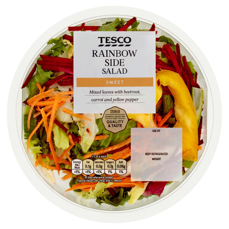 Tesco Rainbow Side Salad 120G