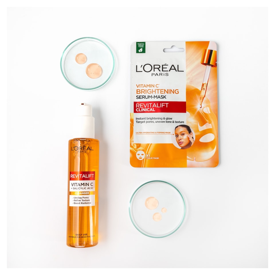 image 1 of L'Oreal Paris Revitalift Clincal Vitamin C Brightening Serum Mask 26g
