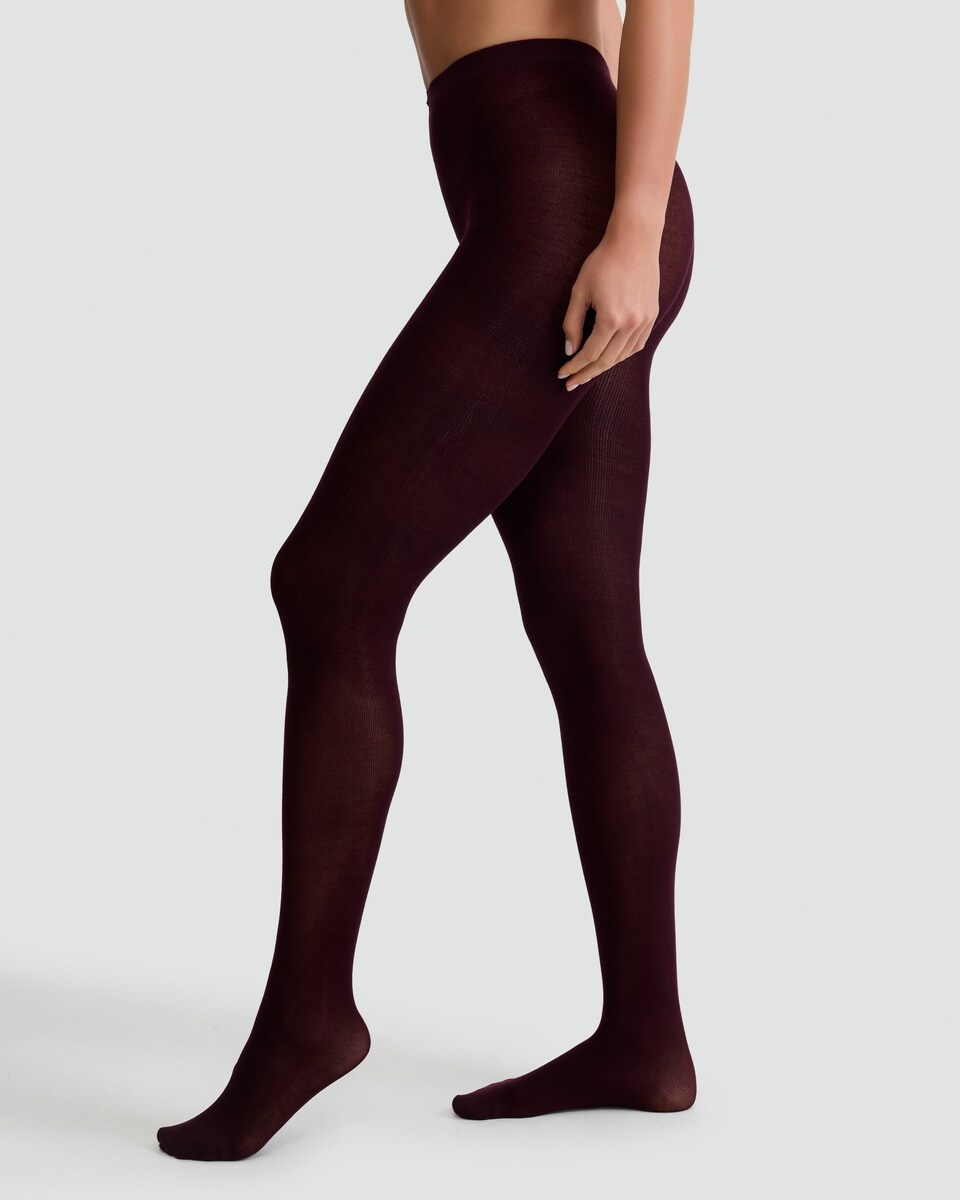 image 1 of F&F 100 Denier Cotton Tights in Multi
