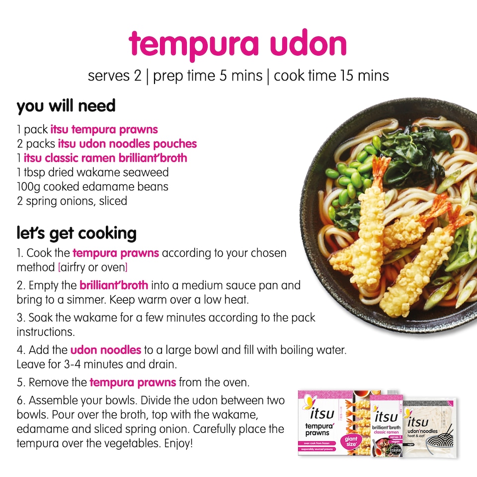 image 1 of itsu Udon Noodles 150g