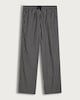 image 4 of F&F Geometric Print Fleece Drawstring Pyjama Bottoms in Navy