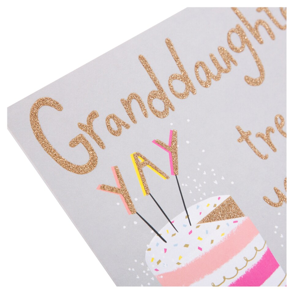 image 1 of Hallmark Birthday Card Granddaughter, Treat Yourself..