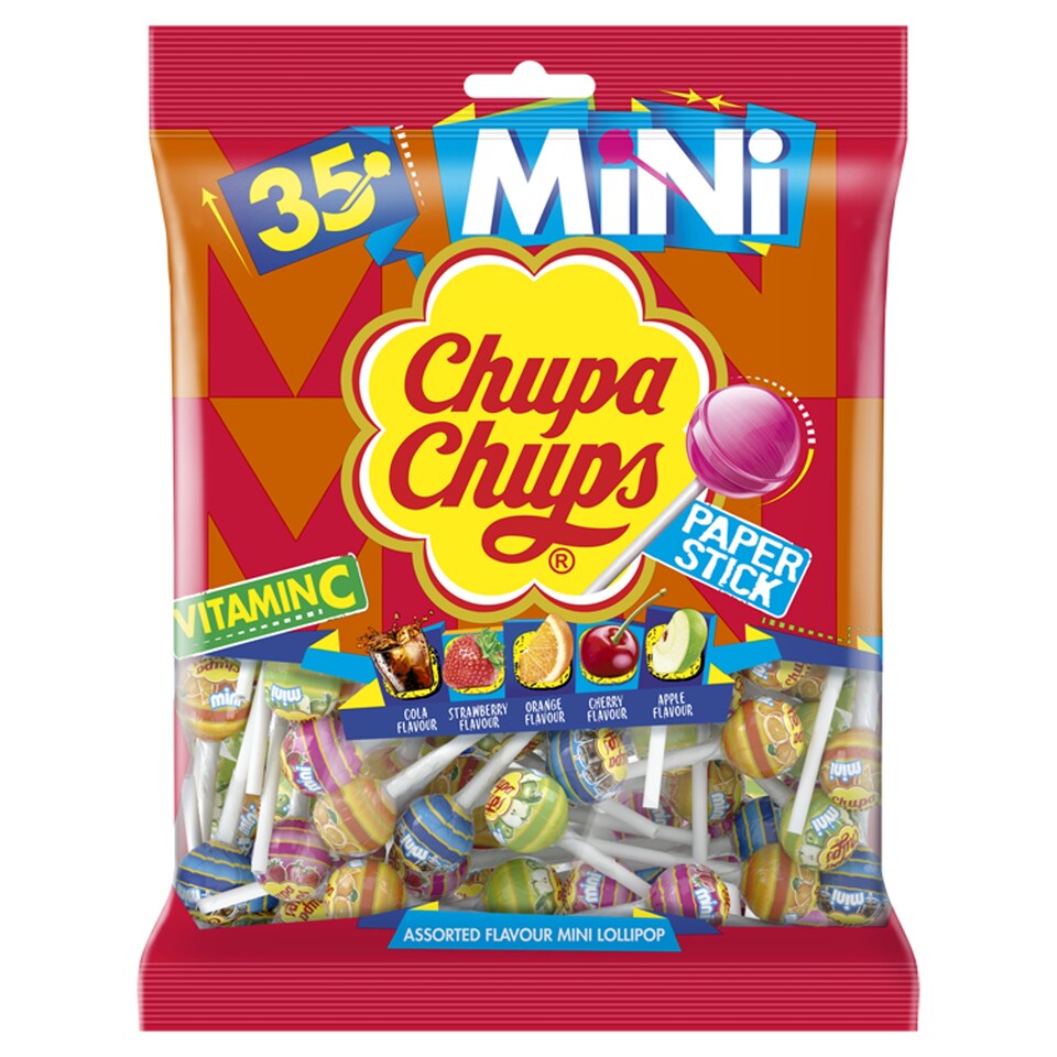 Chupa Chups Mini Best of lízanky 210 g