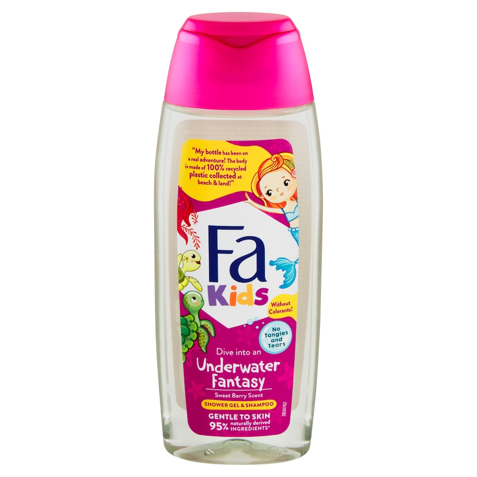 obrázok 1 z Fa Kids Underwater Fantasy sprchovací gél a šampón 2v1 250 ml
