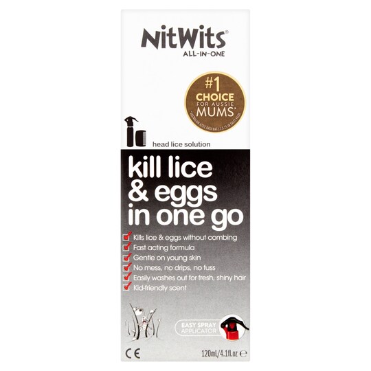 Nitwits All In One Headlice Solution 120ml Tesco Groceries