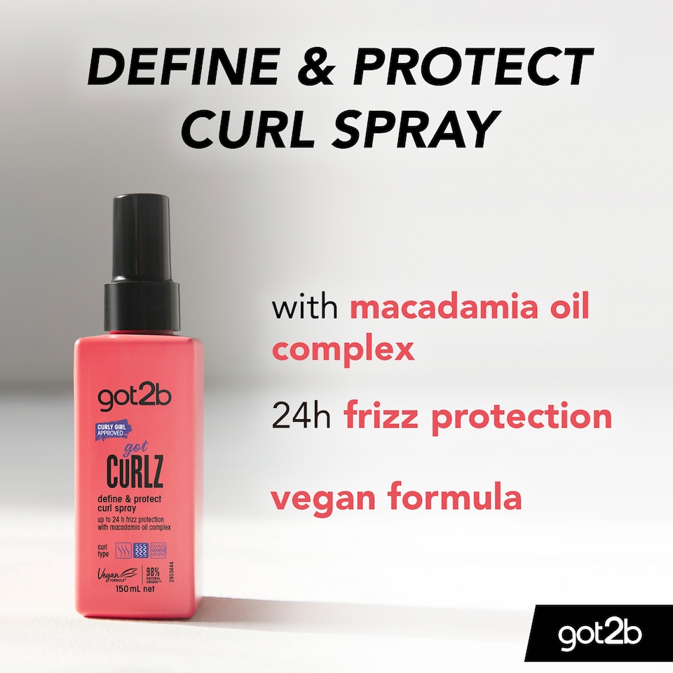 image 1 of Got2B Curls Define & Protect Spray 150Ml