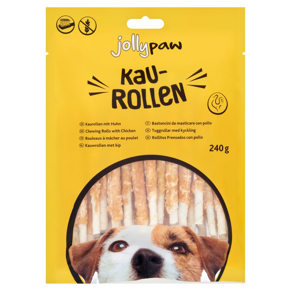 JollyPaw Kau-Rollen Chewing Rolls with Chicken 240g