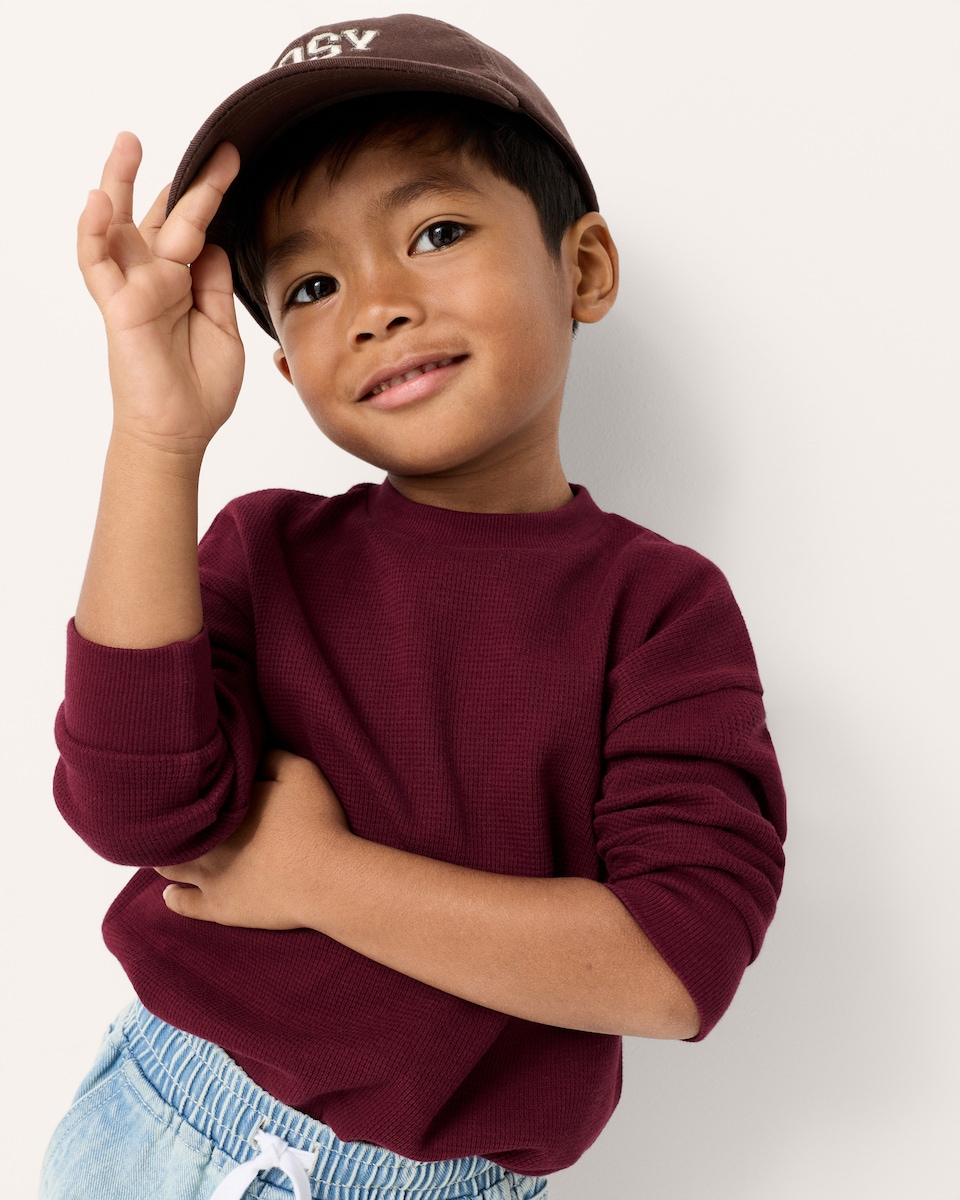 image 1 of F&F Boys 3-Pack Pure Cotton Long Sleeved Tops in Blue