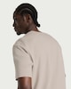 image 1 of F&F Pure Cotton Crew Neck T-Shirt in Ecru