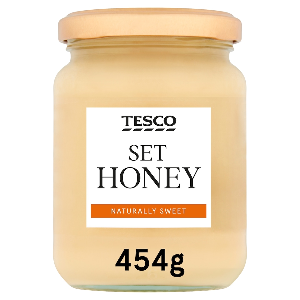 Tesco Set Honey 454G