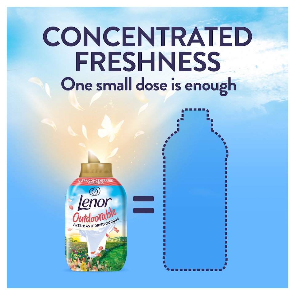image 1 of Lenor Outdoorable Fabric Conditioner First Day of Spring 53 Washes 742ml