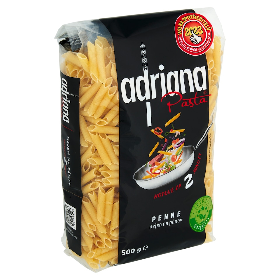 Obrázek 1 pro produkt Adriana Pasta Nejen na pánev penne těstoviny semolinové sušené 500g