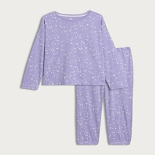 F&F Girls Pure Cotton Starry Night Pyjamas in Multi