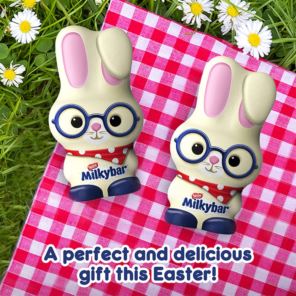 image 1 of Milkybar White Chocolate Bunny 88G