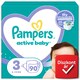 image 1 of Pampers Active Baby Size 3, 90 Nappies, 6kg-10kg