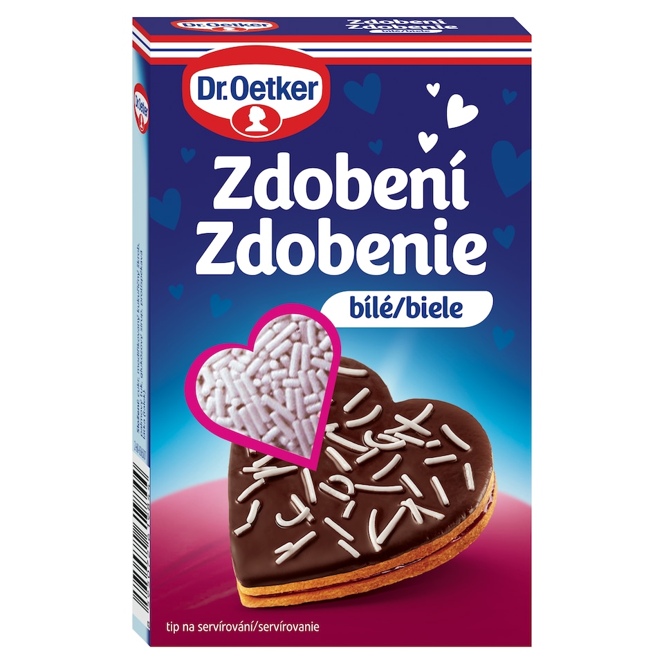 Dr. Oetker White Decorations 80g