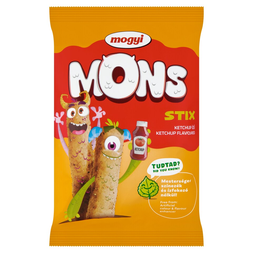 Mogyi Mons Stix ketchup ízű kukorica snack 35 g