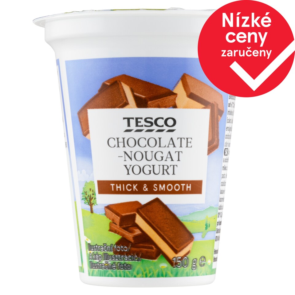 Tesco Jogurt čokoládovo-nugátový 150g