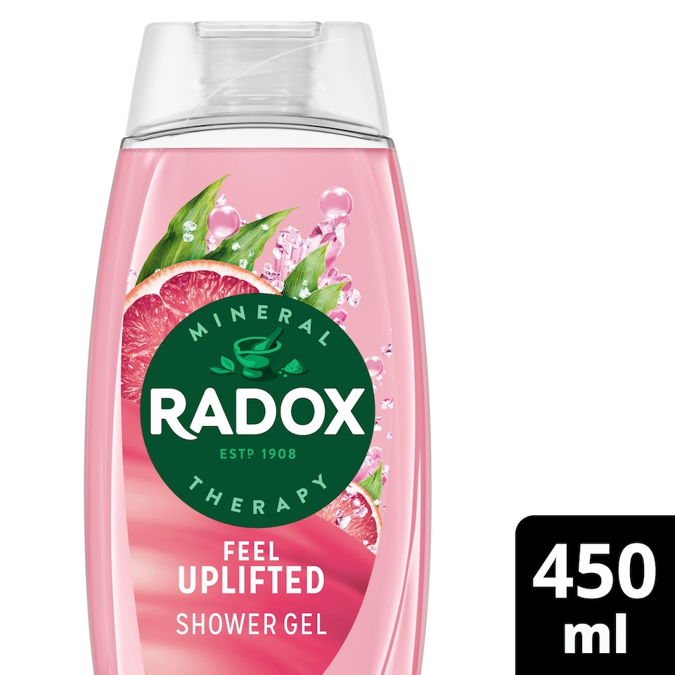 image 1 of Radox Grapefruit & Ginger Feel Uplifted Shower Gel Body Wash 450ml