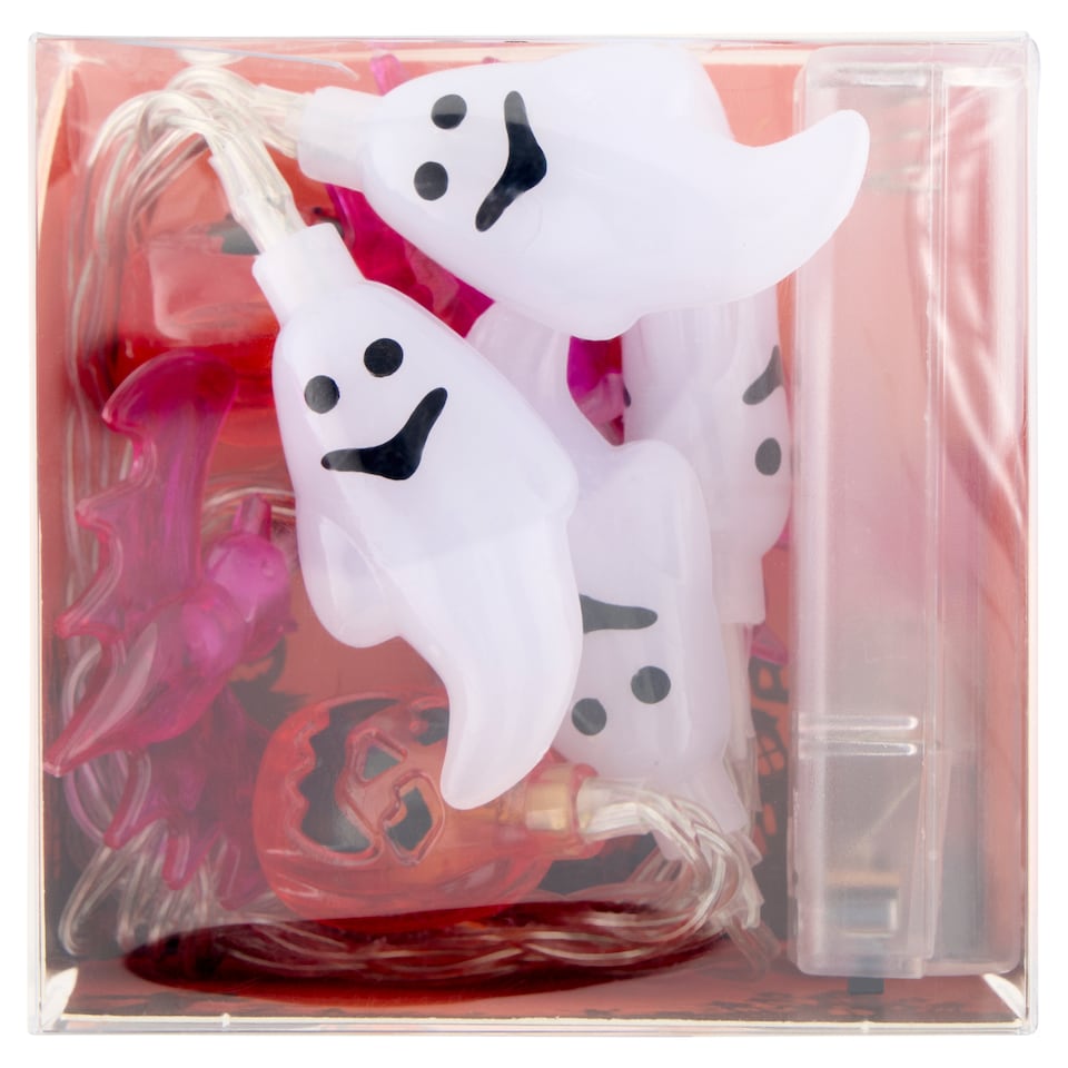 Halloween fényfűzér dekoráció többféle figurával   1. kép