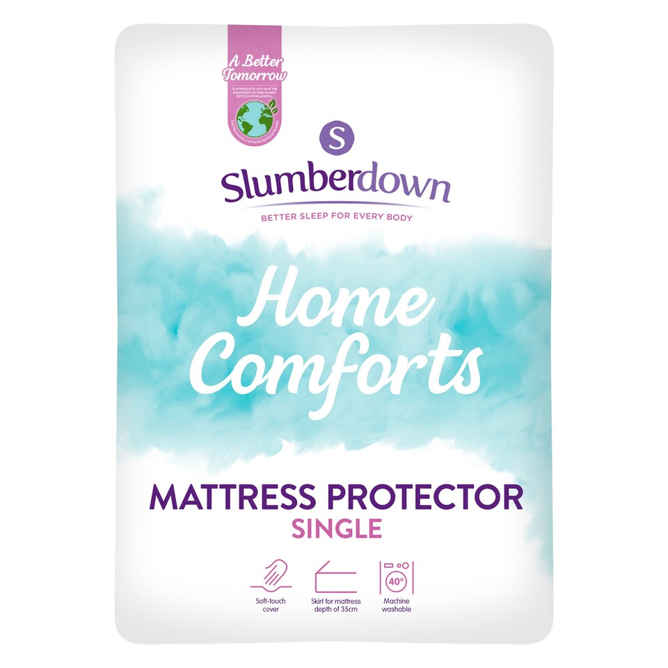 Slumberdown Home Comforts Mtres Protector Single Tesco Groceries